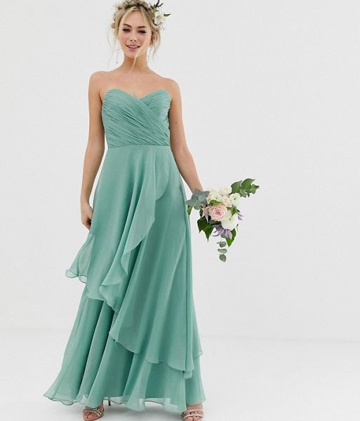 mint color maxi dress