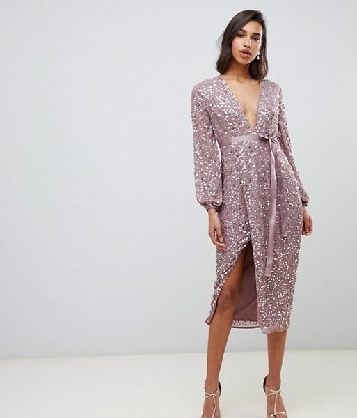 sparkly midi dresses uk