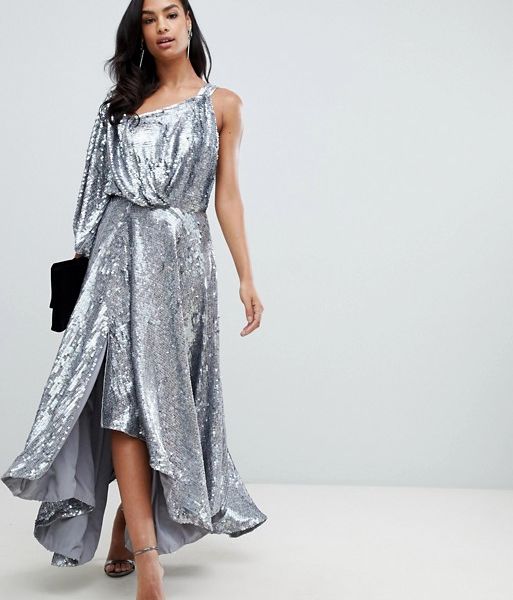 one shoulder midi dress uk