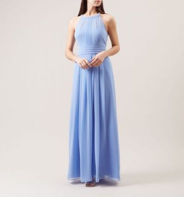 Hobbs Alexis Maxi Dress Cornflower