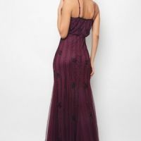 Lace Beads Keeva Maxi Dress Burgundy myonewedding