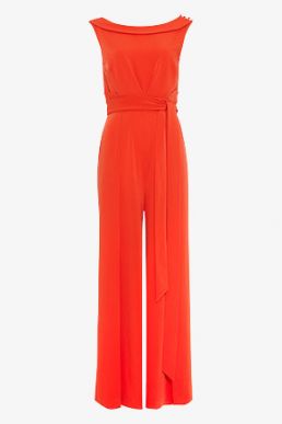 Phase Eight Geneviev Bardot Jumpsuit Red