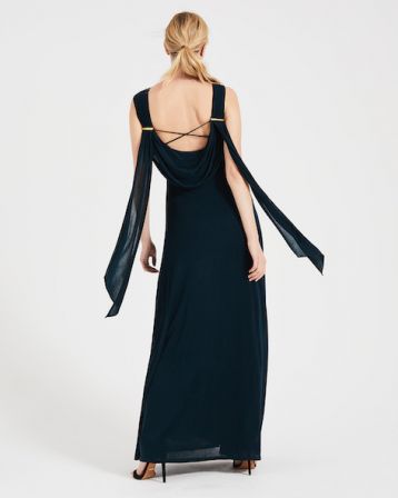 Phase Eight Larissa Slinky Maxi Dress Navy