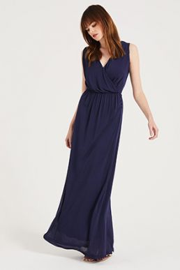 Phase Eight Lisabet Maxi Bridesmaid Dress Navy Blue