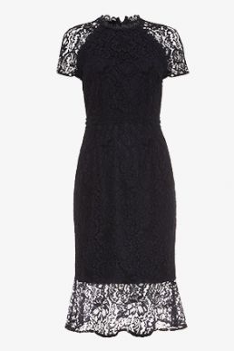 Phase Eight Mabel Lace Shift Dress Navy