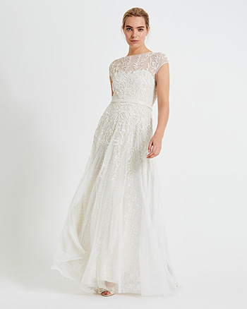 Phase Eight Mylee Embellished Wedding Dress, Ivory - myonewedding.co.uk
