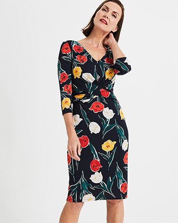 phase eight nicole printed dress