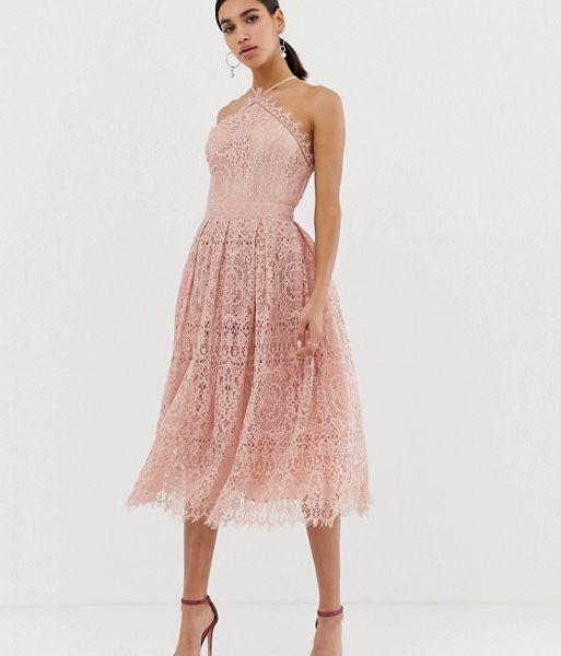 asos blush pink dress