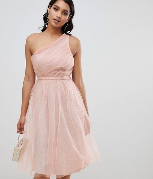 asos blush pink dress