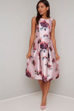 Chi Chi Brynn Floral Dress Pink Multi