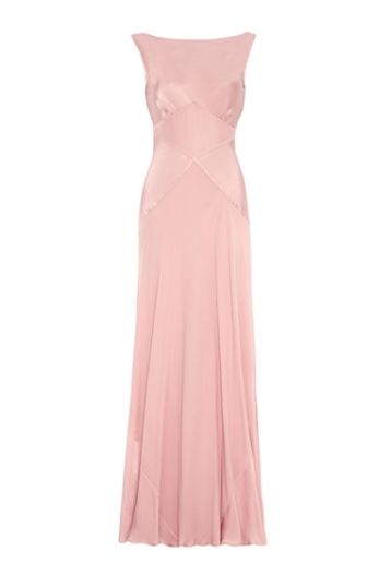 Ghost Taylor Bridesmaid Maxi Dress Boudoir Pink