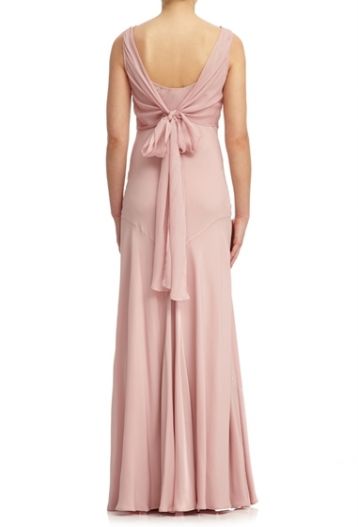 Ghost Taylor Bridesmaid Maxi Dress Boudoir Pink