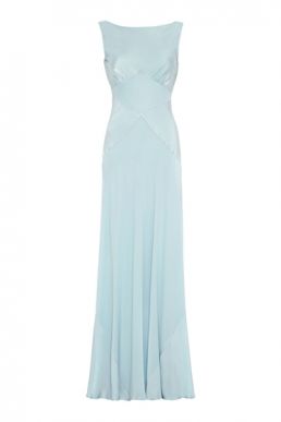 Ghost Taylor Bridesmaid Maxi Dress Sky Light Blue