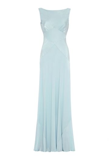 Ghost Taylor Bridesmaid Maxi Dress Sky Light Blue