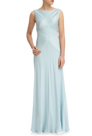 Ghost Taylor Bridesmaid Maxi Dress Sky Light Blue