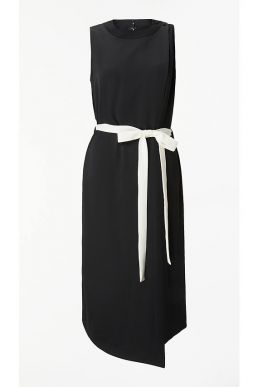 Marella Dante Sleeveless Shift Dress Black White