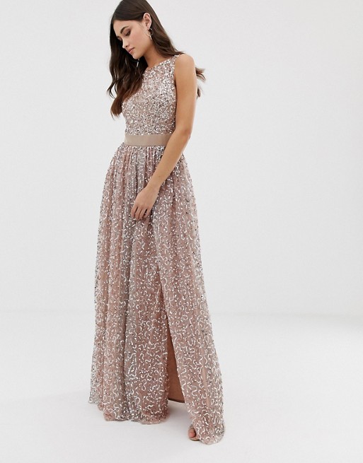 robe maya sequin