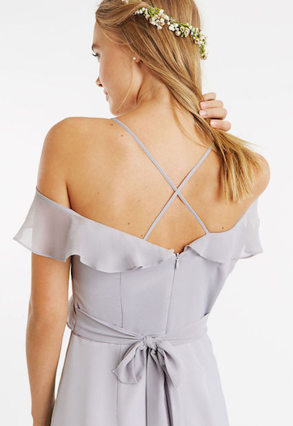 Oasis grey bridesmaid clearance dress