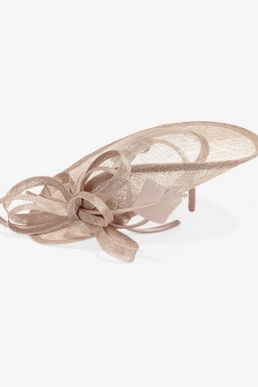 Phase Eight Zoe Split Back Disc Fascinator Latte Cream
