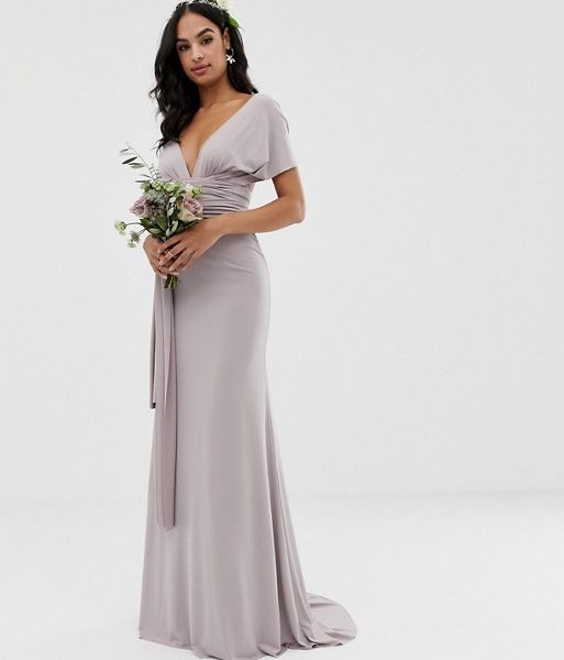 tfnc bridesmaid dress grey