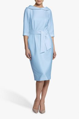 Helen McAlinden Elsa Sleeve Shift Dress Light Blue