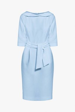 Helen McAlinden Elsa Sleeve Shift Dress Light Blue