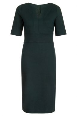 Hobbs Cheryl Sleeve Shift Dress Green