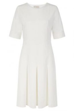 Hobbs Rosina Sleeve Dress Ivory