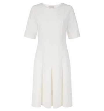 Hobbs Rosina Sleeve Dress Ivory