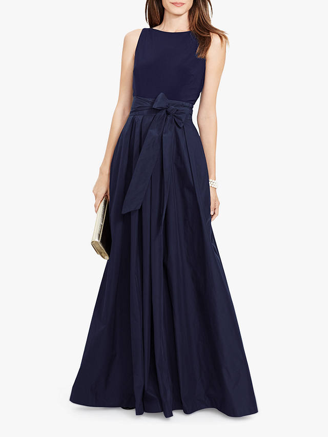 Lauren Ralph Lauren Agni Maxi Evening Dress, Navy 