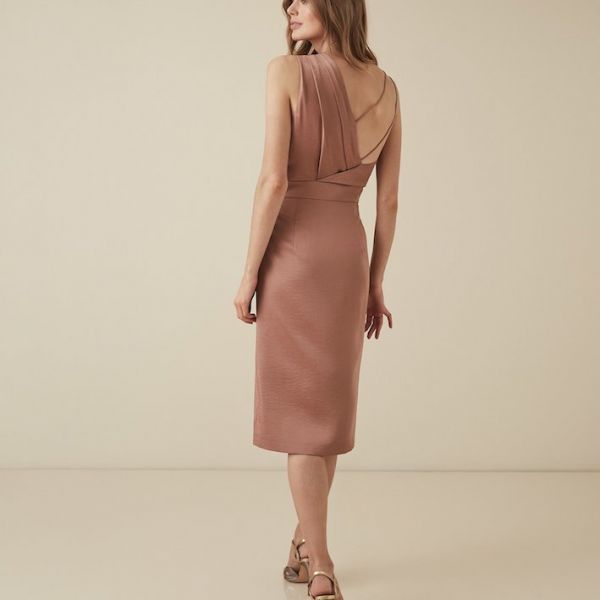 boohoo terracotta dress