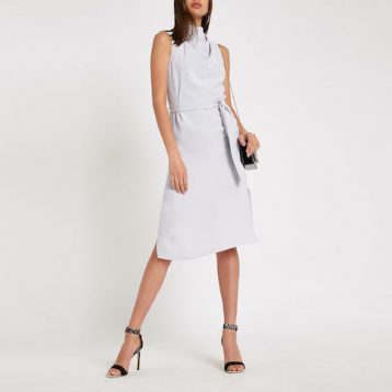 river island cowl neck dress