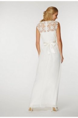 Showcase Bridal Lace "Kathryn" Maxi Dress, Ivory