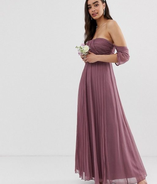 maxi dress bardot