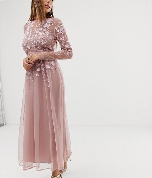 blush midi dress uk