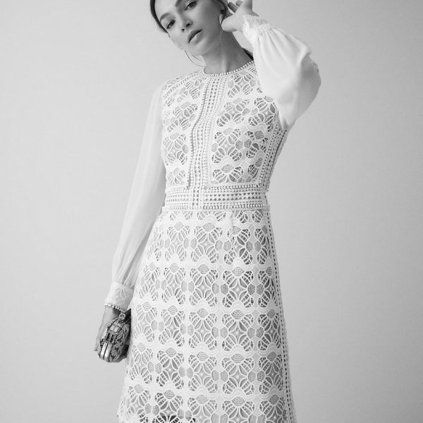 reiss aria lace dress