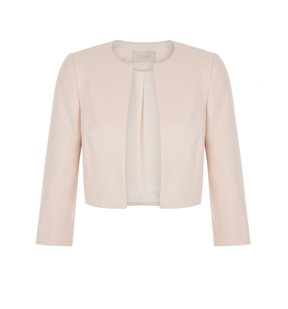 Hobbs Arizona Jacket, Blush/Pale Pink - myonewedding.co.uk