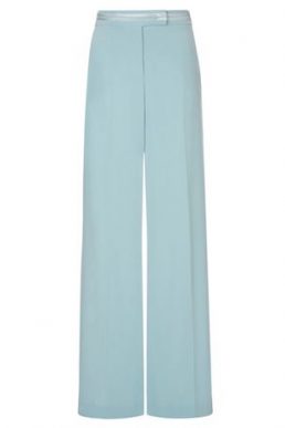 Hobbs Ellen Wide Leg Trouser Aqua Blue