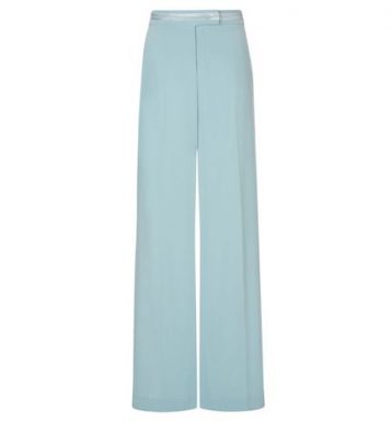 Hobbs Ellen Wide Leg Trouser Aqua Blue