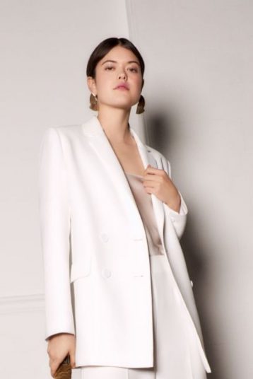 Whistles Annie Wedding Blazer Ivory