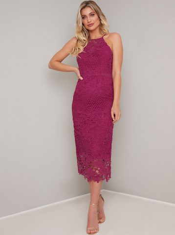 Chi Chi Kailani Lace Shift Bodycon Pink