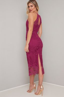 Chi Chi Kailani Lace Shift Bodycon Pink