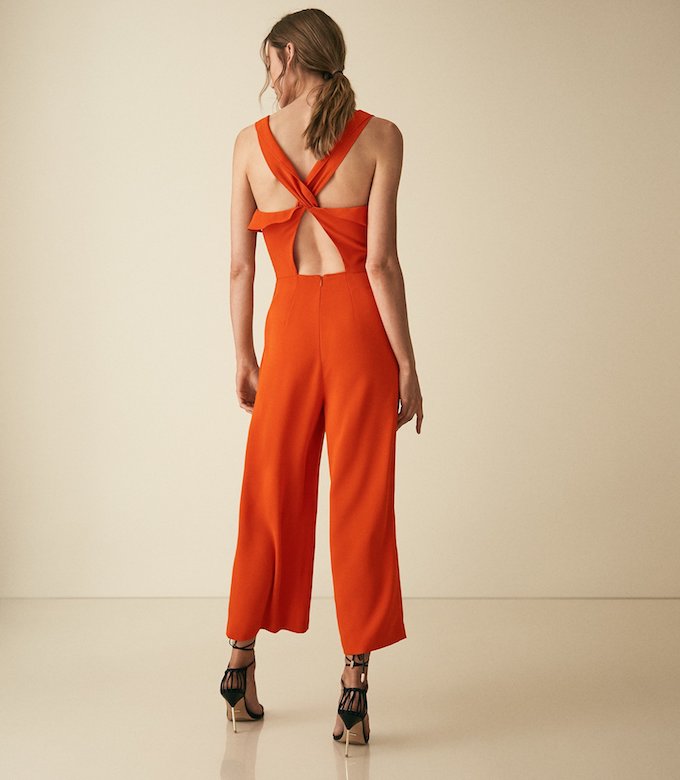 Reiss orange jumpsuit outlet