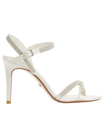 Dune Bridal Collection Madallenna Embellished Sandals White