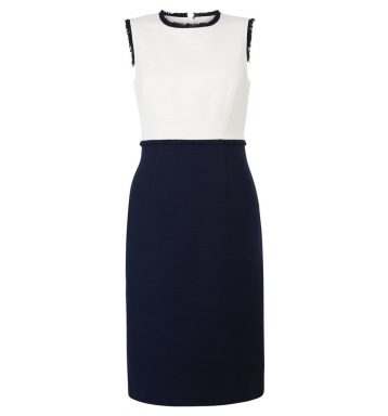 Hobbs Alice Shift Dress Navy Ivory