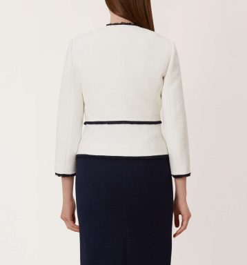 Hobbs Alice Jacket Navy Ivory