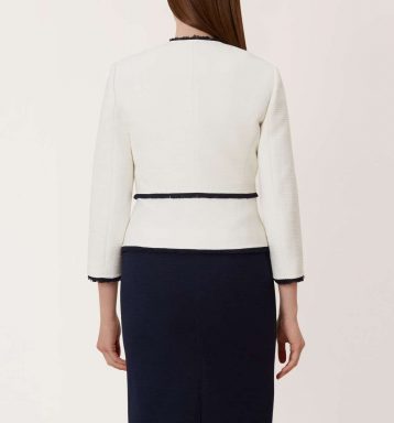 Hobbs Alice Jacket Navy Ivory