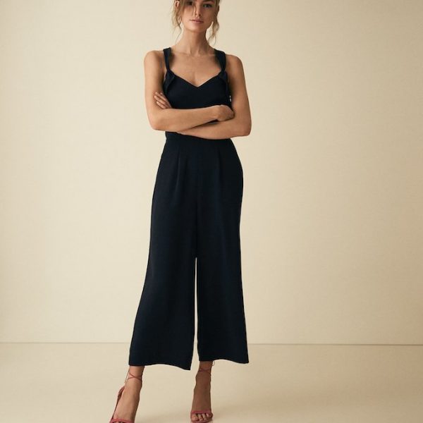 reiss navy jumpsuit
