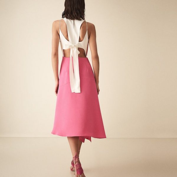 reiss pink dress