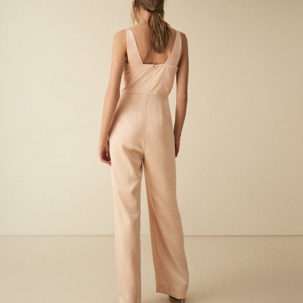 reiss gold jumpsuit